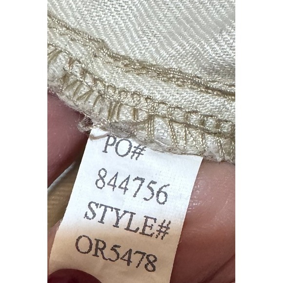 Vintage Y2K Orvis Cargo Hunting Safari Pants Men's Sz 40 Khaki Cotton Zip Pocket - Picture 4 of 12